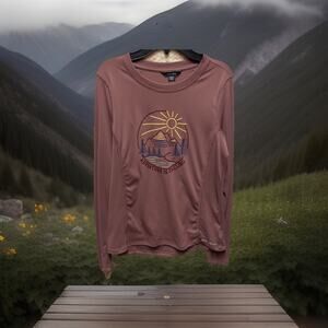 Eddie Bauer Adventure Is Calling Trail Hiking Performance Shirt Size Small